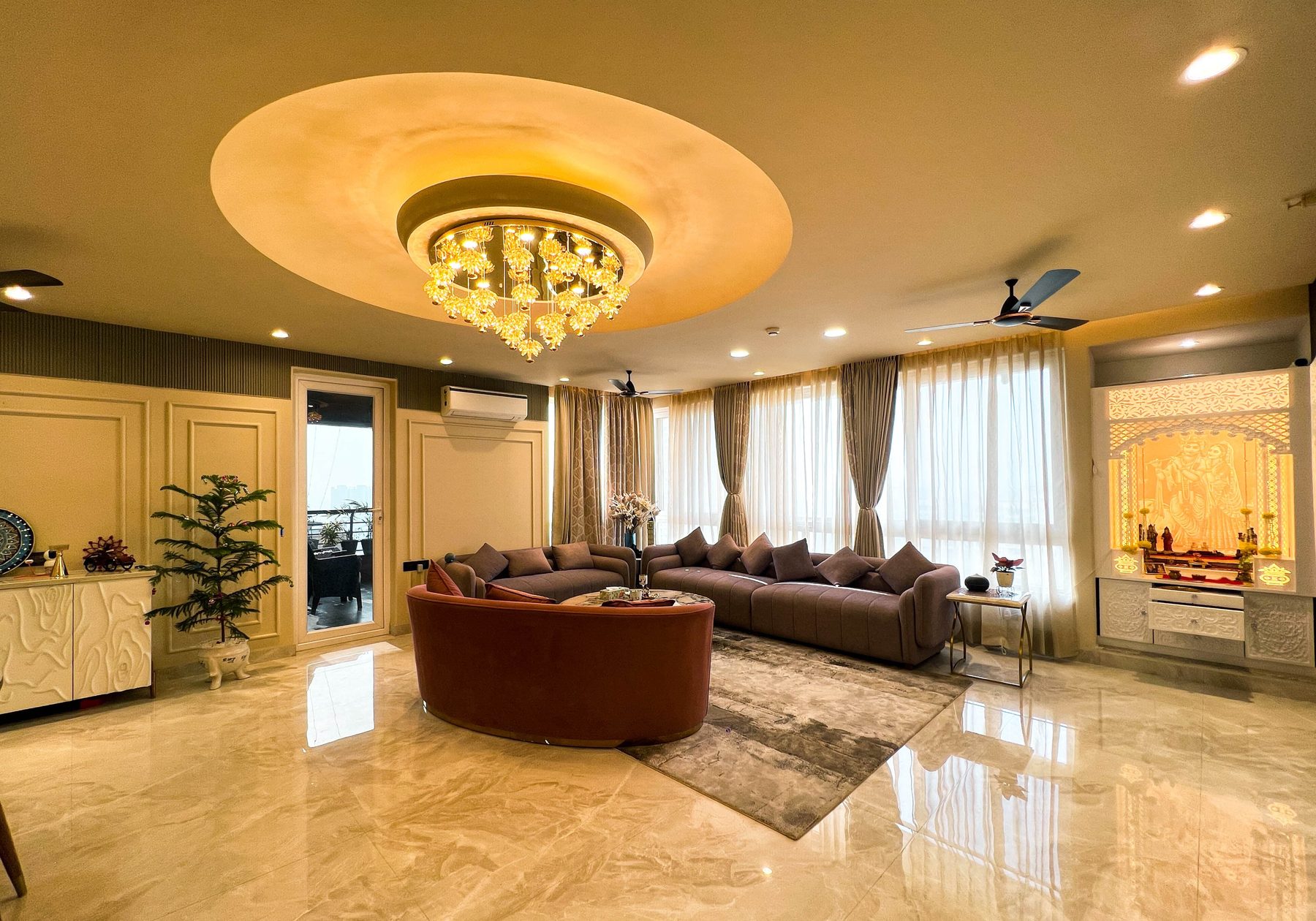 Living room interior designed by The Design Lingo