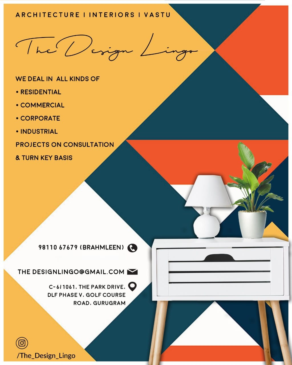The Design Lingo brand poster